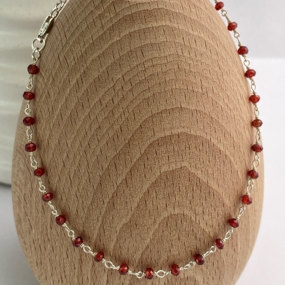 DAINTY Anklet Sterling Silver - Picture 10 of 11